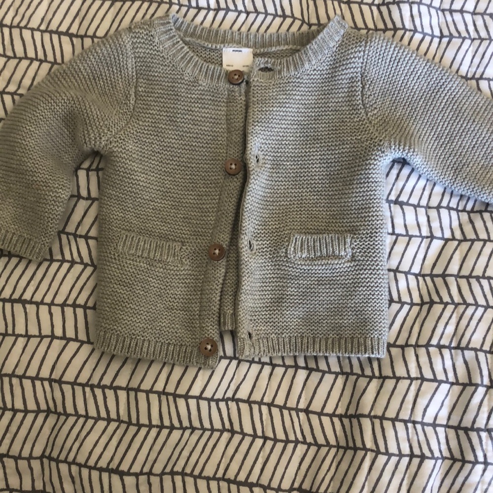 💫NWOT💫 Adorable grey pocket cardigan